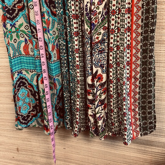 Anthropologie x Bhanuni by Jyoti Ronika Patterned Maxi Dress Multicolor Size M - Picture 13 of 16